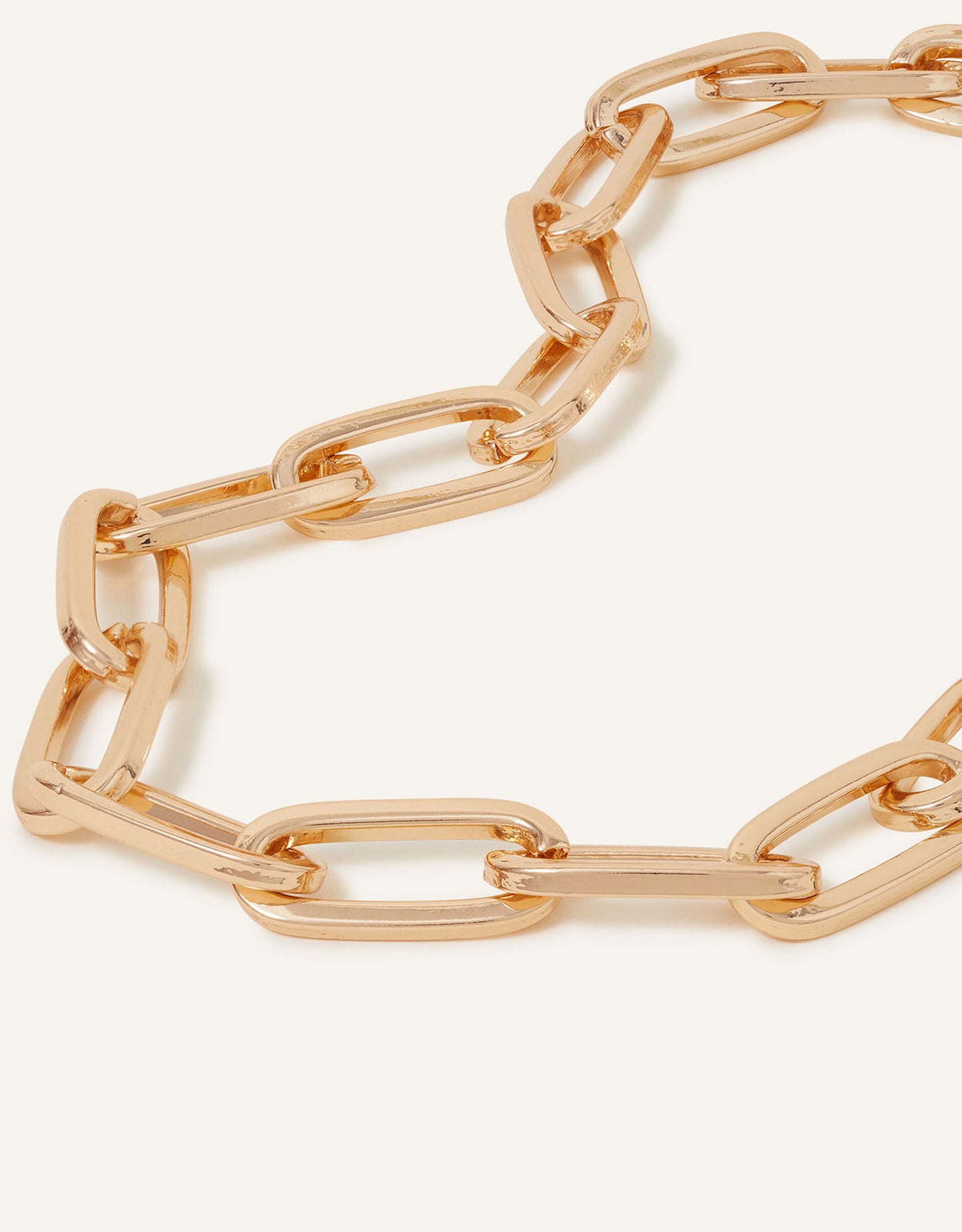 Chain Link Necklace Gold