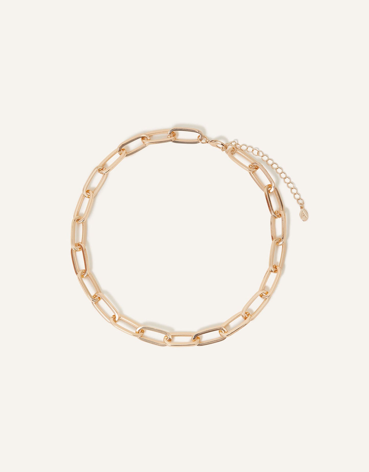 Chain Link Necklace Gold