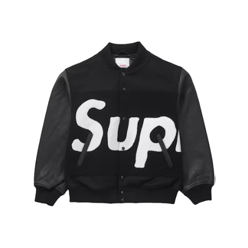 Supreme Big Logo Chenille Varsity Jacket