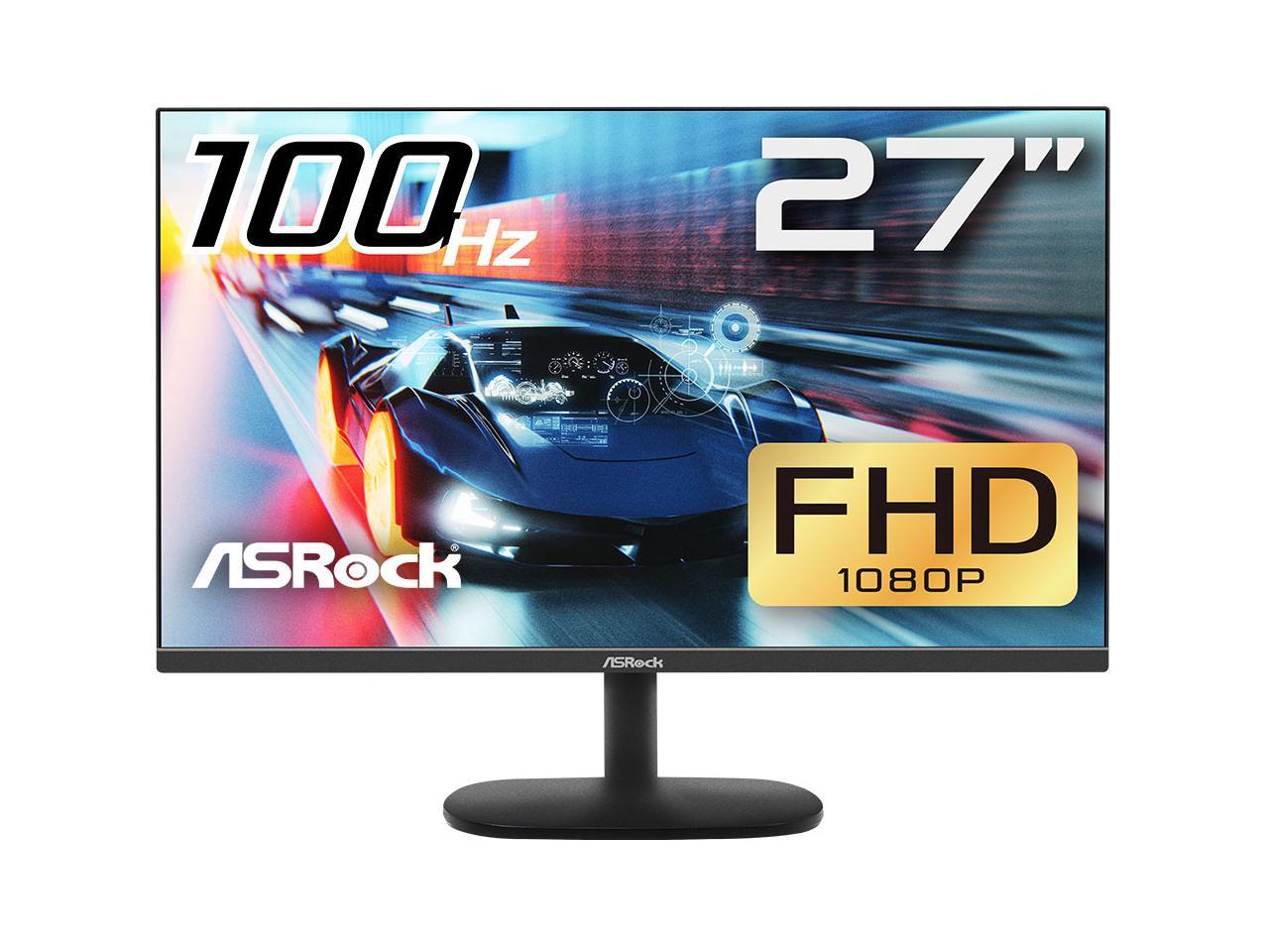 As Rock 27" 100 Hz (max.) Ips Fhd Gaming Monitor Free Sync (amd Adaptive Sync) 1920 X 1080 S Rgb 99% Challenger Cl27 Ff