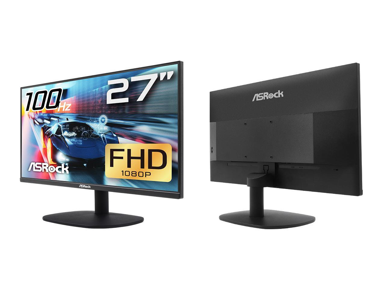 As Rock 27" 100 Hz (max.) Ips Fhd Gaming Monitor Free Sync (amd Adaptive Sync) 1920 X 1080 S Rgb 99% Challenger Cl27 Ff