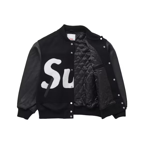 Supreme Big Logo Chenille Varsity Jacket