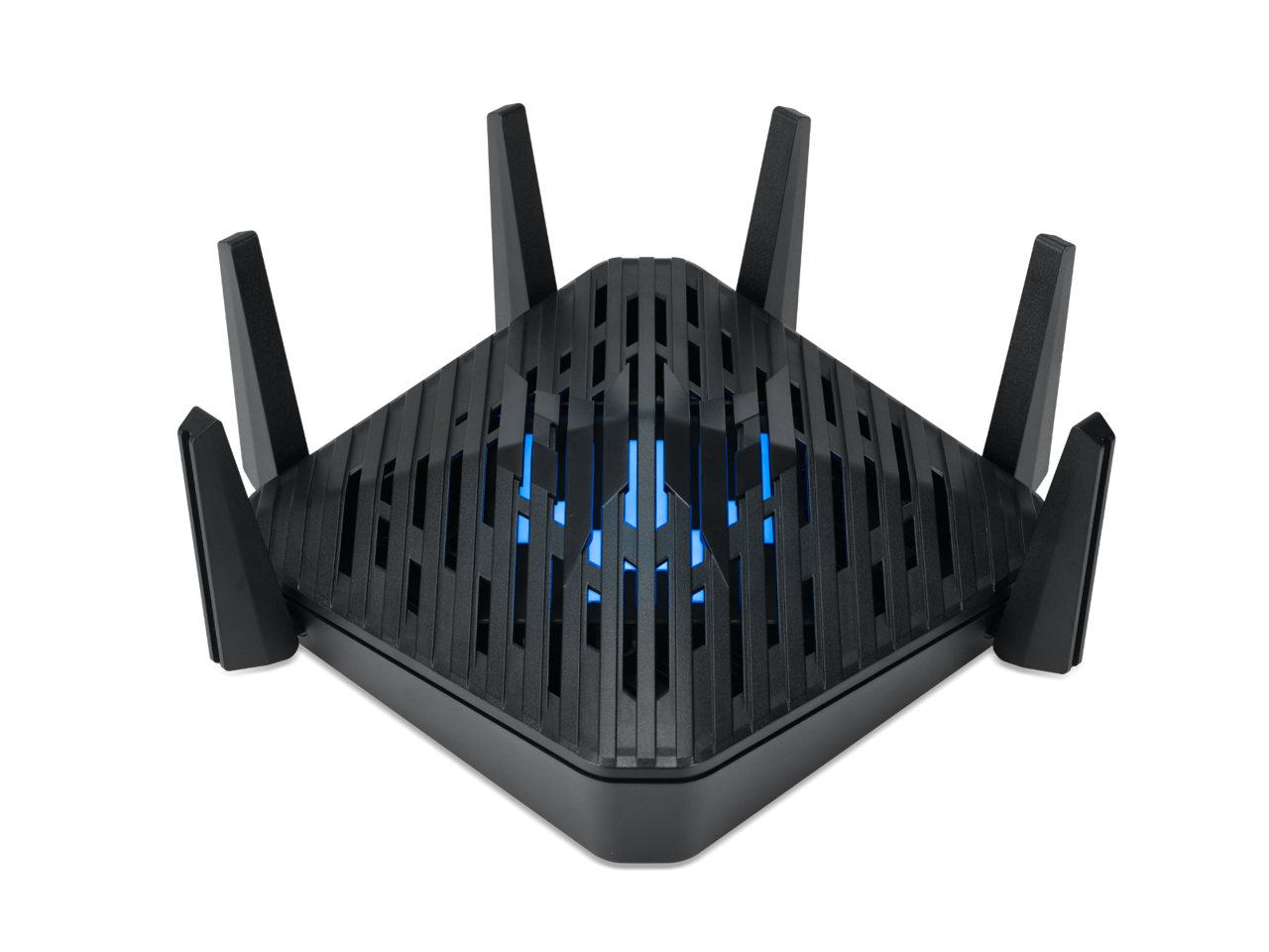 Acer Predator Connect W6 Wi-Fi 6 E Gaming Router | Hybrid Qo S Compatible with Intel Killer Prioritization Engine | Wi-Fi 6 E Tri-Band Axe7800 (2.4 G Hz/5 G Hz/6 G Hz | Gigabit Router | Lifetime Internet Security