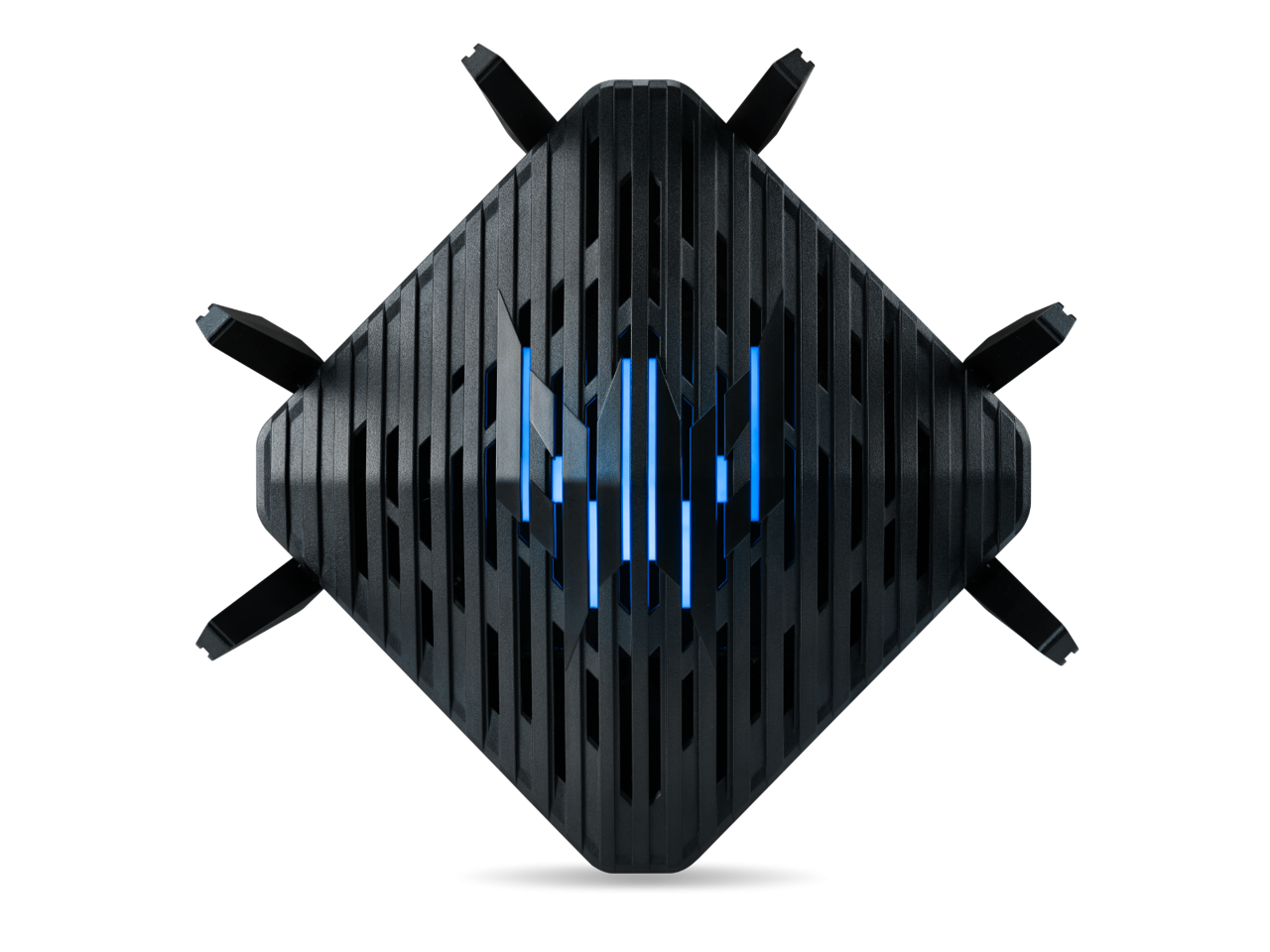 Acer Predator Connect W6 Wi-Fi 6 E Gaming Router | Hybrid Qo S Compatible with Intel Killer Prioritization Engine | Wi-Fi 6 E Tri-Band Axe7800 (2.4 G Hz/5 G Hz/6 G Hz | Gigabit Router | Lifetime Internet Security