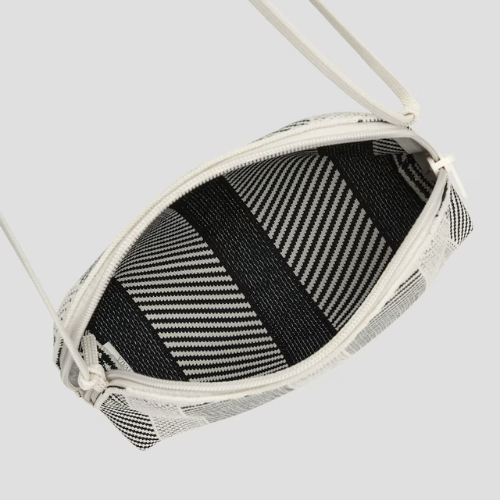 Eliza Crossbody Bag-Black & Cream Ivory