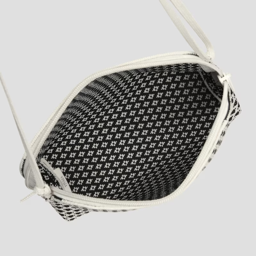 Eliza Crossbody Bag-Black & Cream Ivory