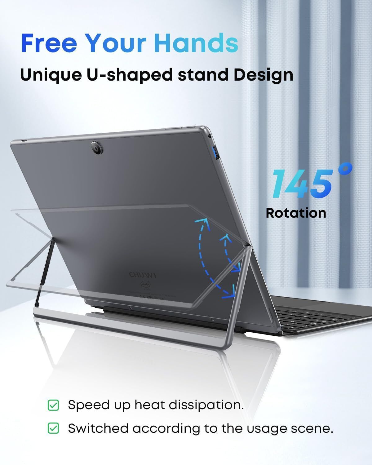 CHUWI 13'' UBook XPro Windows 11 Tablet/2 IN 1 Laptop intel Core i5 PC 8GB 512GB