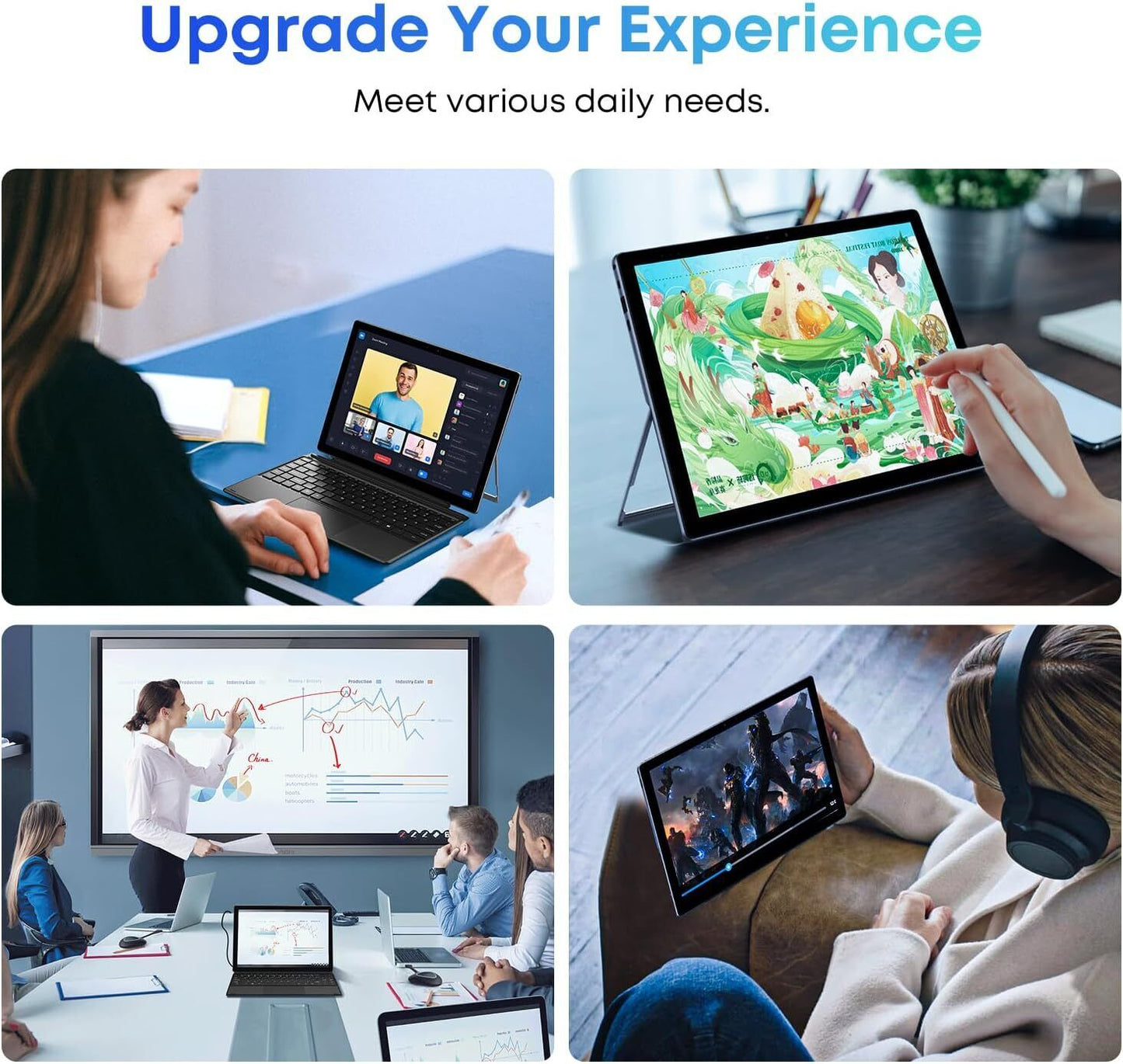 CHUWI 13'' UBook XPro Windows 11 Tablet/2 IN 1 Laptop intel Core i5 PC 8GB 512GB