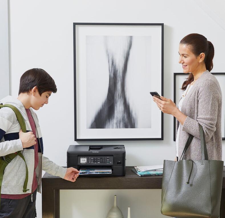 Brother - Mfc-J1010 Dw Wireless Color All-In-One Refresh Subscription Eligible...