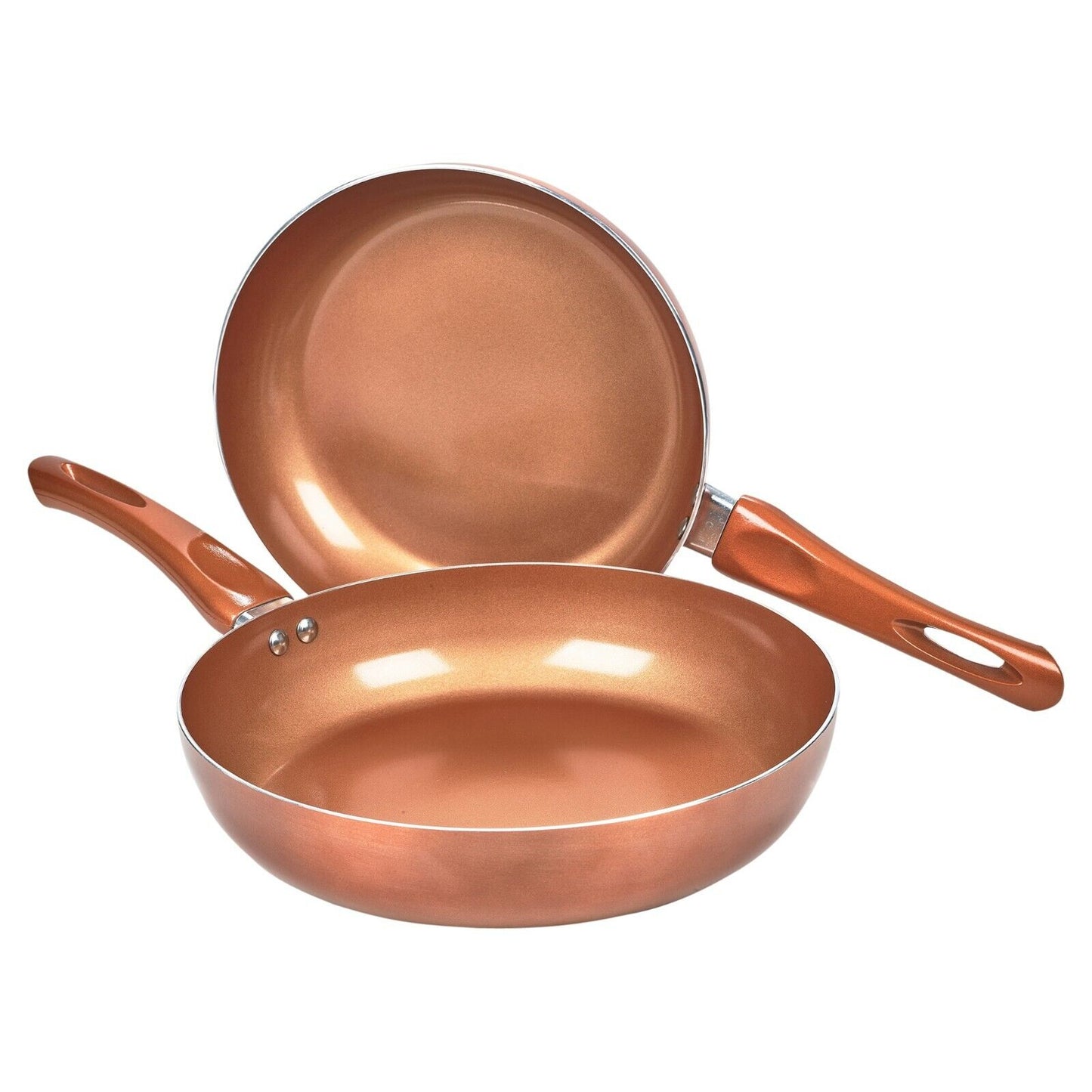 6 Pcs Urbn-Chef Ceramic Copper Induction Cooking Pots Lid Saucepans Cookware Set