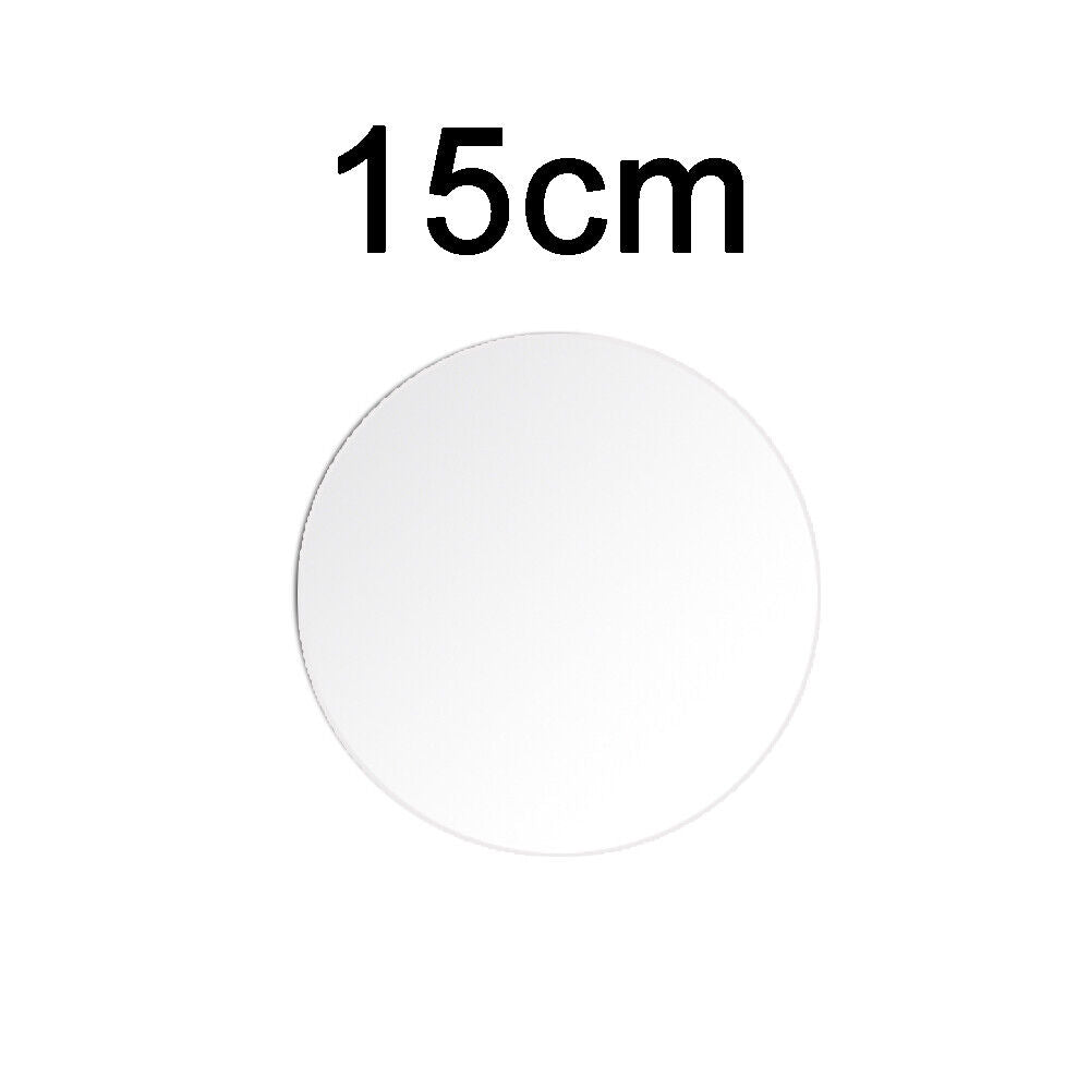 Round Acrylic Mirror Wall Sticker Mirror Pieces Self Adhesive Stick on Diy Home
