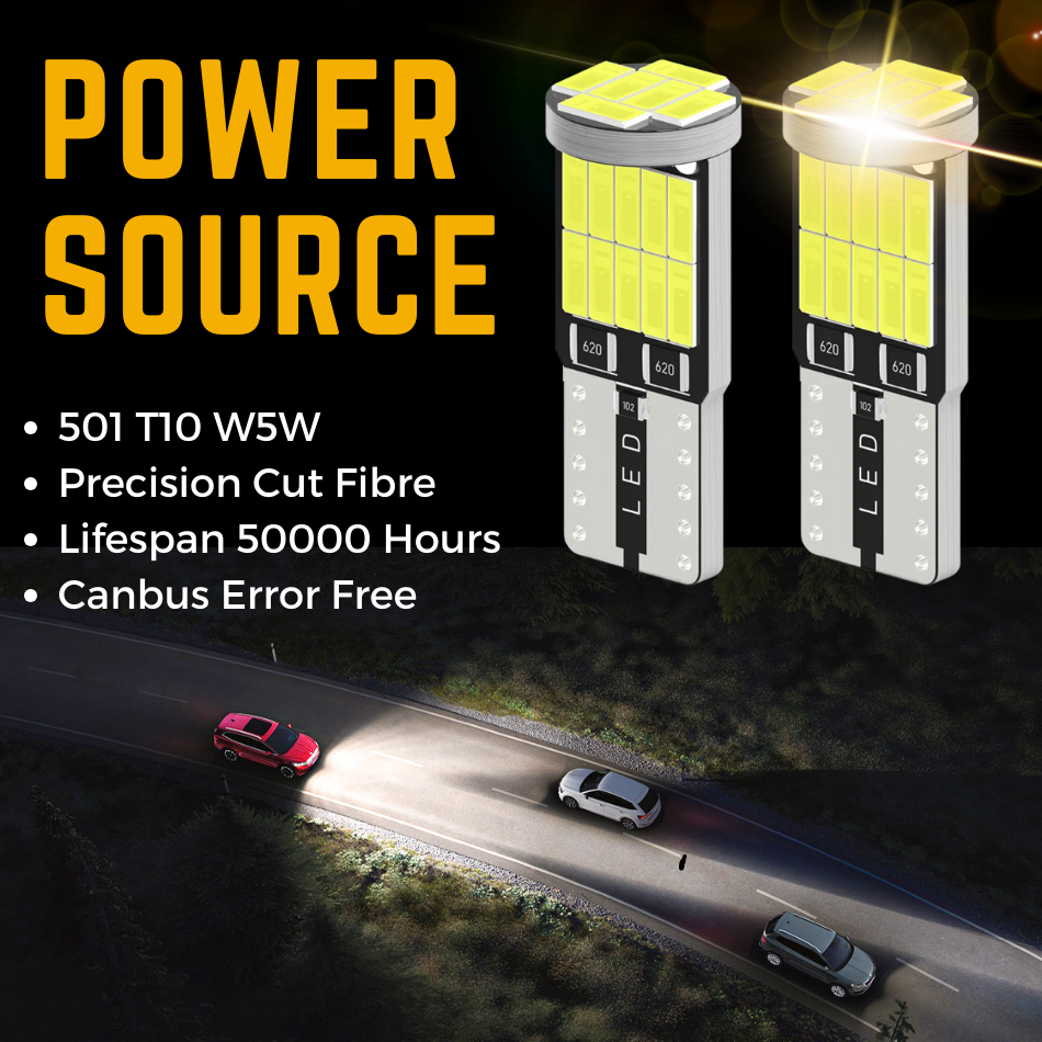 10x 501 T10 Led Bulbs Side Light Error Free Canbus 26 Smd W5W Xenon Bright White