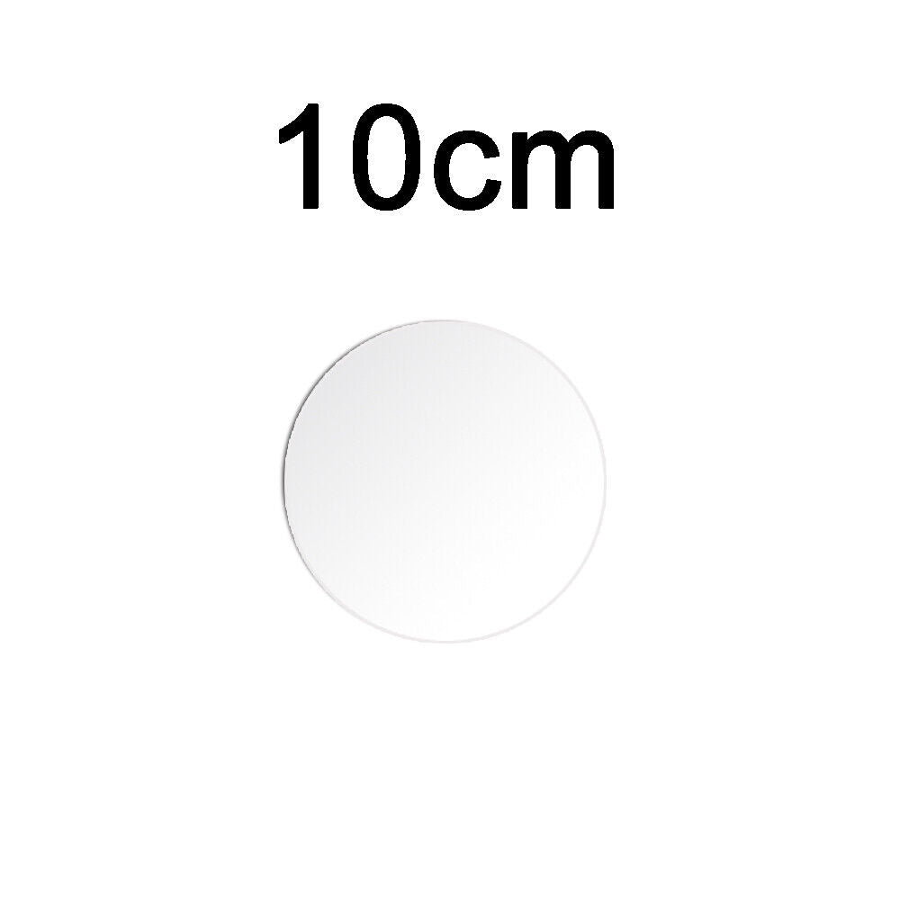 Round Acrylic Mirror Wall Sticker Mirror Pieces Self Adhesive Stick on Diy Home