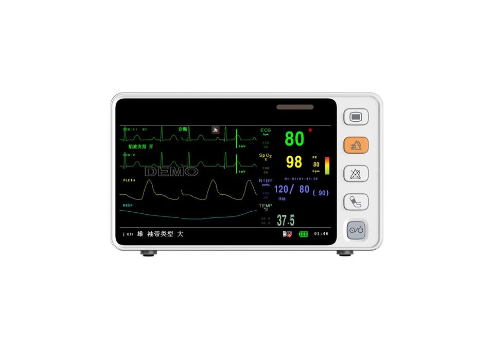 CONTEC CMS1000VET Animal Patient Monitor Vital Signs ECG NIBP SPO2 PR RESP TEMP