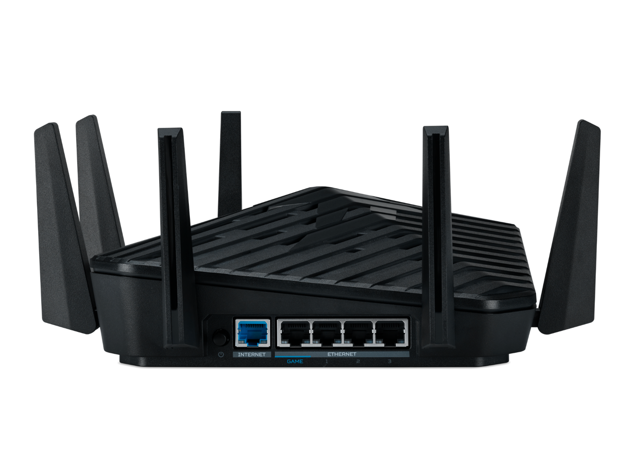 Acer Predator Connect W6 Wi-Fi 6 E Gaming Router | Hybrid Qo S Compatible with Intel Killer Prioritization Engine | Wi-Fi 6 E Tri-Band Axe7800 (2.4 G Hz/5 G Hz/6 G Hz | Gigabit Router | Lifetime Internet Security