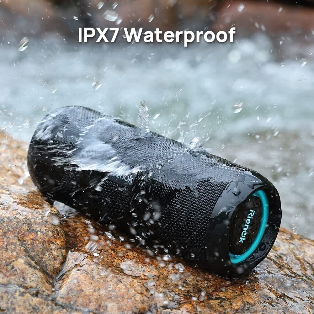 Bluetooth Speaker Portable Wireless Waterproof HD Stereo 20 Hour Battery 3600mAh