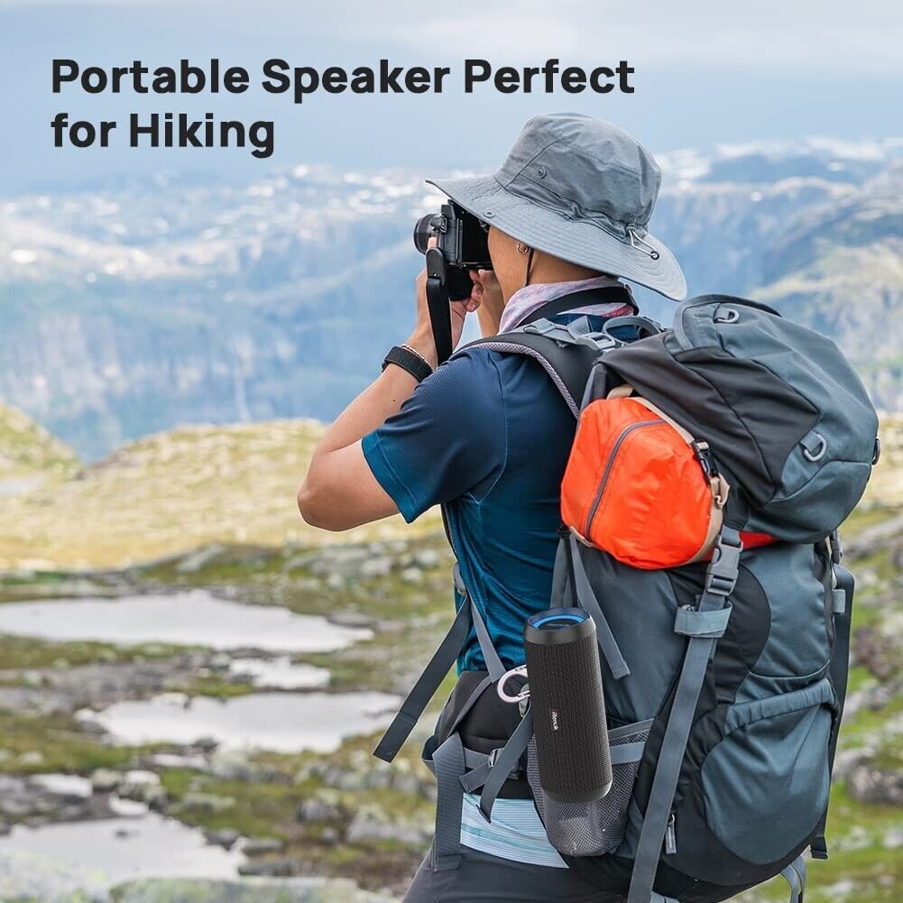 Bluetooth Speaker Portable Wireless Waterproof HD Stereo 20 Hour Battery 3600mAh