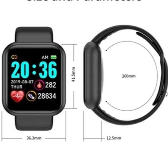 Smart Watch Men Women Fitness Tracker Blood Pressure Heart Rate UK Sport Watches